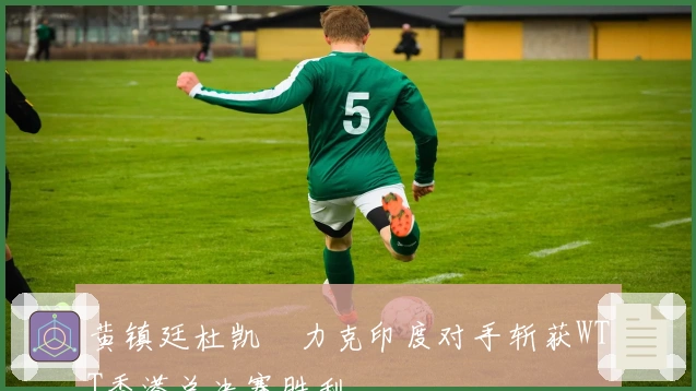 黄镇廷杜凯琹力克印度对手斩获WTT香港总决赛胜利